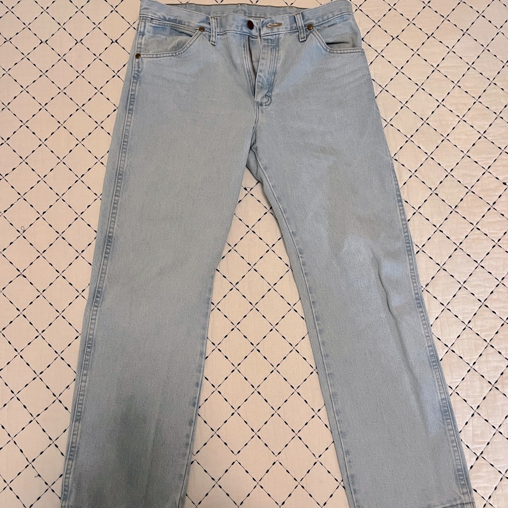 Wranglers White Wash Jeans